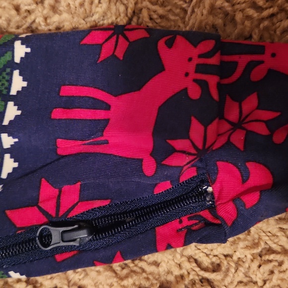 Hanna Andersson Red and Navy Kids One Piece 12-18 Months - Picture 3 of 6